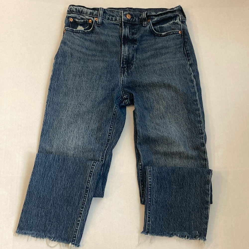 GAP Cheeky Straight Sky High Jeans size 8 / 29 Dark wash